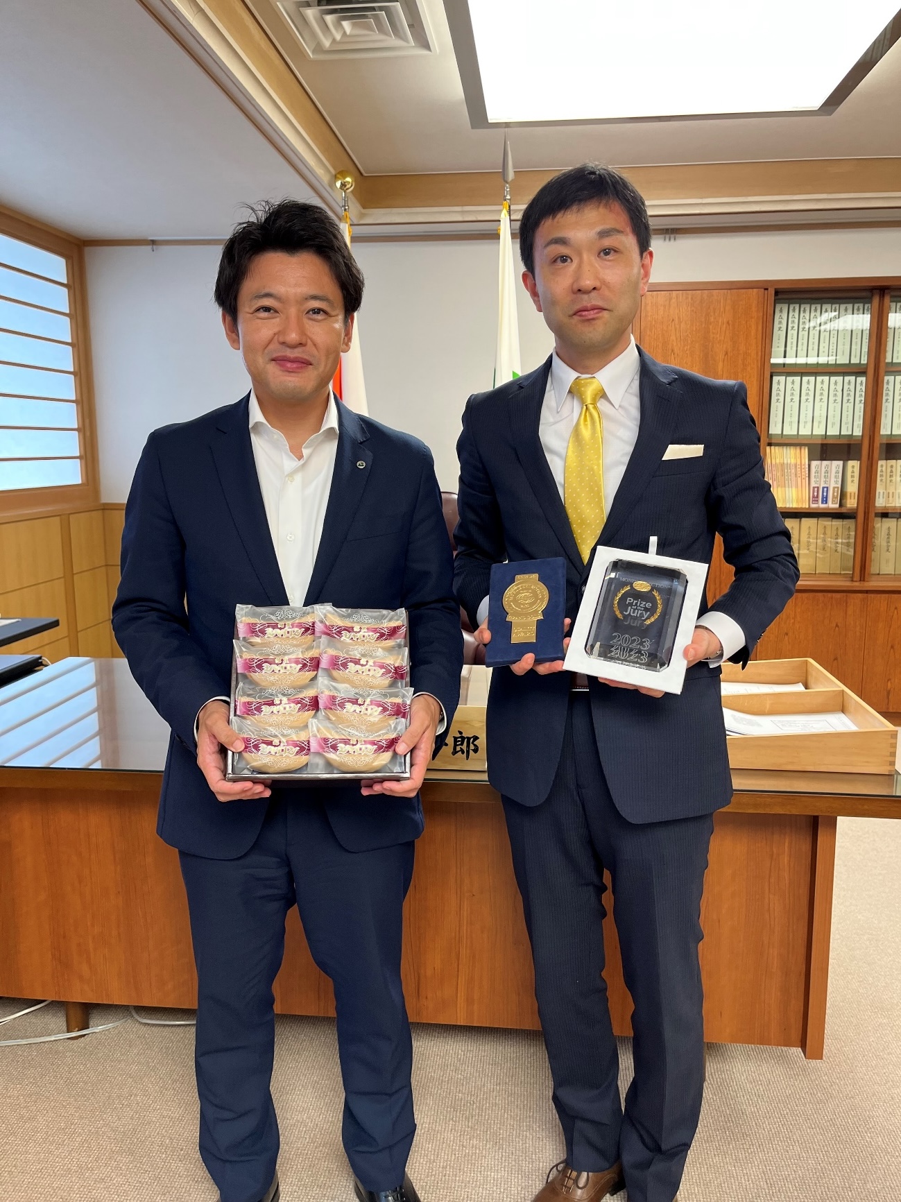 宮下青森県知事を表敬訪問しました
